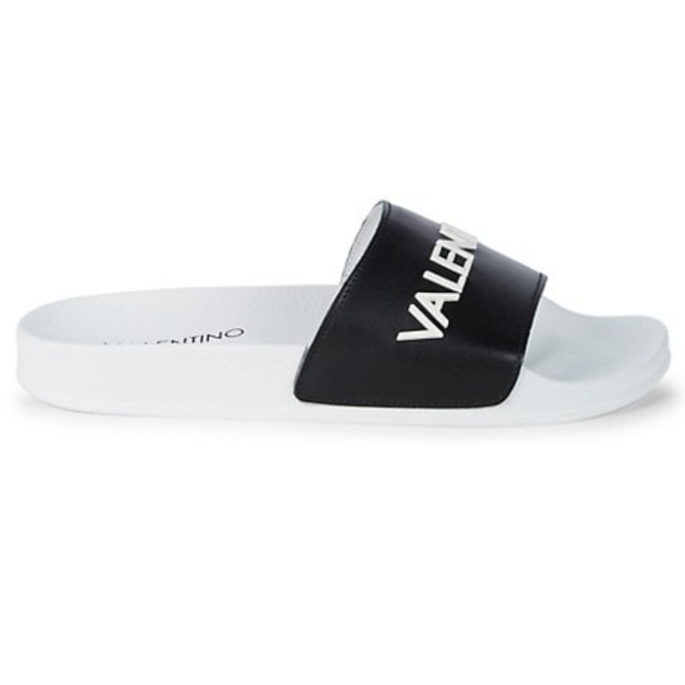Valentino Logo Pool Slides
